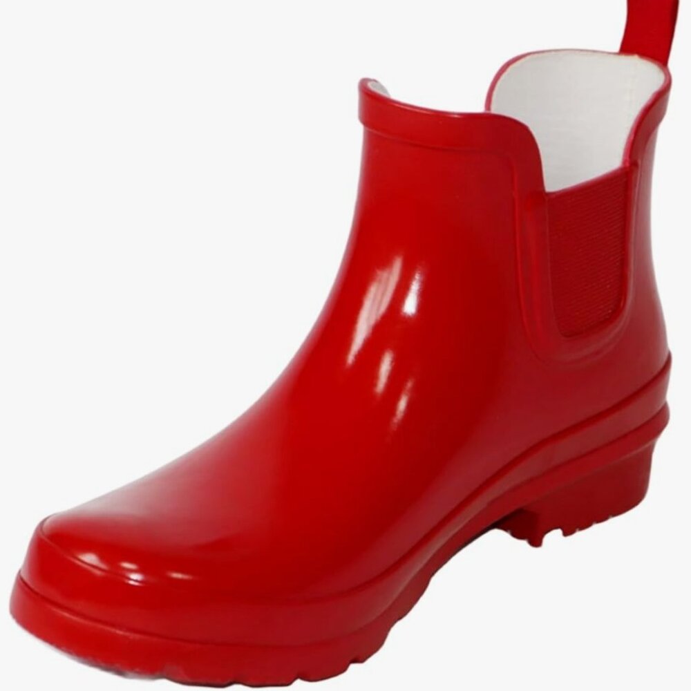 Women's Rubber Rain Boots Waterproof And Anti-slipping Rainboots